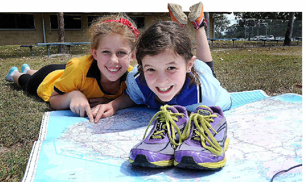 Sunbury State School Year 5 students Amber Davey and Emily White have been keeping track of their class’s progress. Sunbury State School Year 5 students Amber Davey and Emily White have been keeping track of their class’s progress.